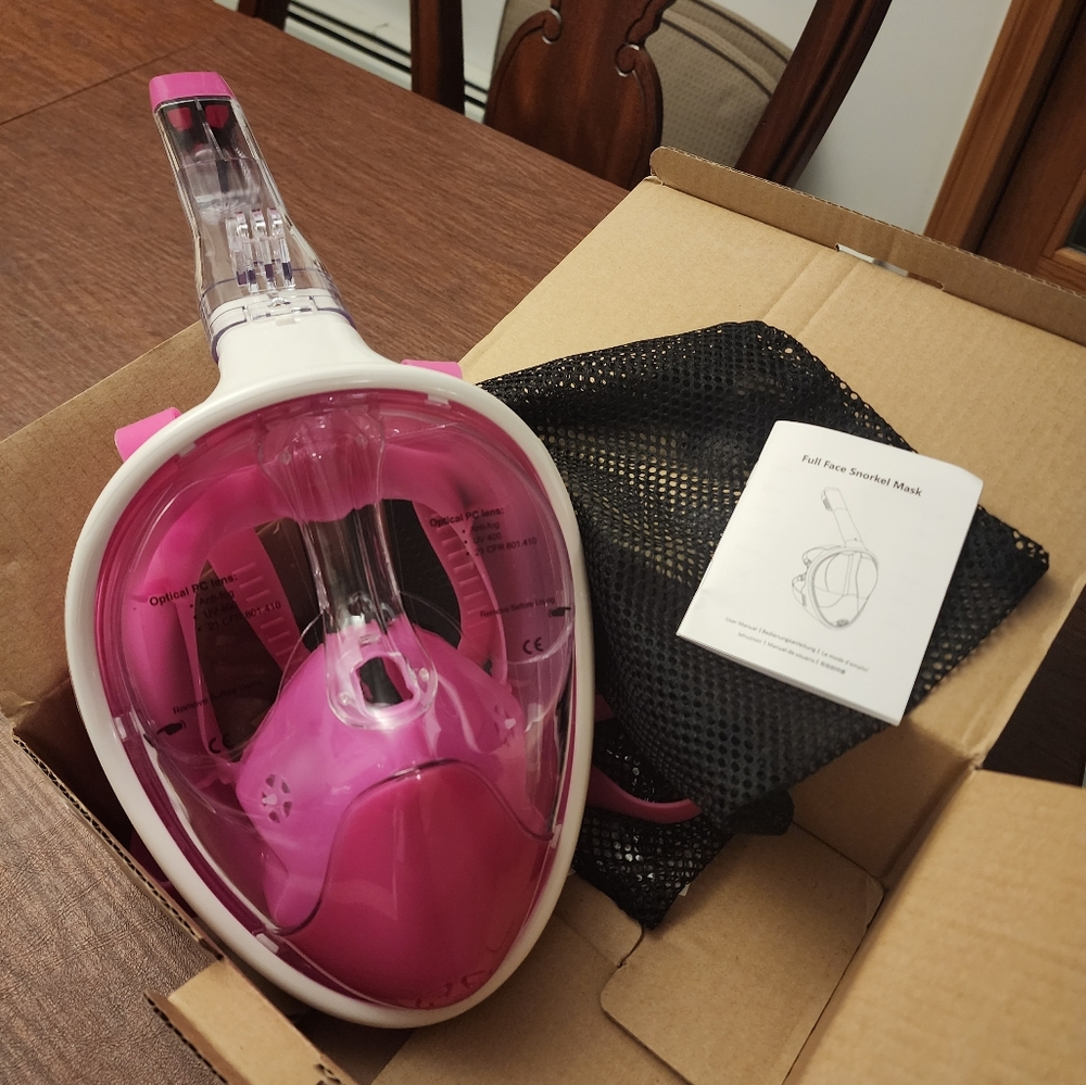 Full Face Snorkel Mask, New in Box